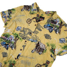 Load image into Gallery viewer, Vintage Harley Davidson Silk Hawaiian Shirt - WMNS L