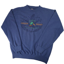 Load image into Gallery viewer, Vintage Clearwater Creek Clothing Green Head Duck Embroidered Sweatshirt - L
