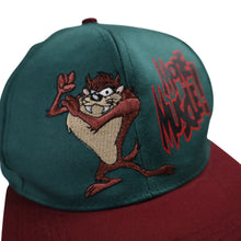 Load image into Gallery viewer, Vintage Looney Tunes Taz "More Muscle to Hustle" Snapback Hat.
