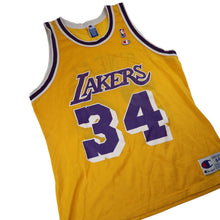 Load image into Gallery viewer, Vintage 90s Champion LA Lakers Shaquille O'Neal Basketball Jersey - L