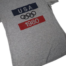 Load image into Gallery viewer, Vintage Levis 1980 USA Olympics Graphic T Shirt - M