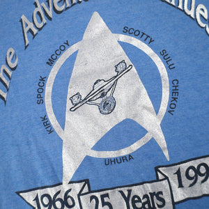 Vintage Star Trek 25yr Anniversary Graphic T Shirt - L