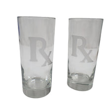 Load image into Gallery viewer, Vintage Rx Pharma Prescription Logo Glass Set - OS