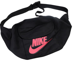 Vintage 90s Nike Spellout Fanny Pack / Chest Rig Bag - OS