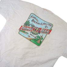 Load image into Gallery viewer, Vintage Primo Beer Hawaiian Button Up Shirt - L
