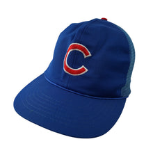 Load image into Gallery viewer, Vintage 80s Chicago Cubs Mesh Trucker Hat - OS