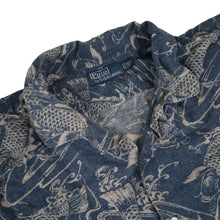 Load image into Gallery viewer, Vintage Polo Ralph Lauren Linen Cotton Blend Koi Fish Button Up Shirt - 2XLT