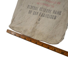 Load image into Gallery viewer, Vintage Federal Reserve Bank of San Francisco Money Bag - OS