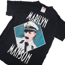 Load image into Gallery viewer, Vintage Y2k Marilyn Manson Grotesk Burlesk Graphic T Shirt - S