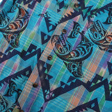 Load image into Gallery viewer, Polo Ralph Lauren Aztec Indigenous Print Loop Collar Plaid Button Up Shirt - M