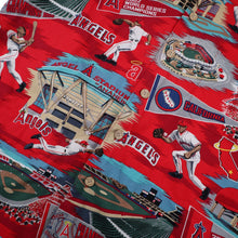 Load image into Gallery viewer, Vintage Reyn Spooner Anaheim Angels Baseball Print Hawaiian Shirt - XL