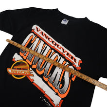 Load image into Gallery viewer, Vintage 90s Starter Vancouver Canucks Hockey Graphic T Shirt - M