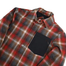 Load image into Gallery viewer, Pendleton Shadow Plaid Polyfill Quilted Wool Shirt Jacket - S