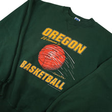 Load image into Gallery viewer, Vintage Russell University of Oregon Ducks Womens Basketball Graphic Sweatshirt - WMNS M