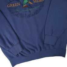 Load image into Gallery viewer, Vintage Clearwater Creek Clothing Green Head Duck Embroidered Sweatshirt - L