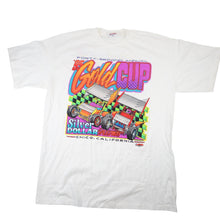 Load image into Gallery viewer, Vintage 1995 Silver Dollar Speedway Gold Cup Sprint Car Racing Graphic T Shirt - XL