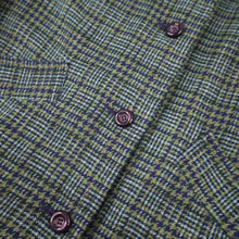 Load image into Gallery viewer, Vintage Pendleton Houndstooth Wool Satin Lined Overcoat - WMNS L