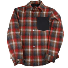 Load image into Gallery viewer, Pendleton Shadow Plaid Polyfill Quilted Wool Shirt Jacket - S
