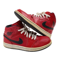 Load image into Gallery viewer, Nike Jordan 1 Mid Gym Red Sneakers - M9.5