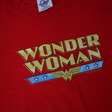 Load image into Gallery viewer, Vintage DC Comics Wonder Women Spellout Graphic T Shirt - YXL