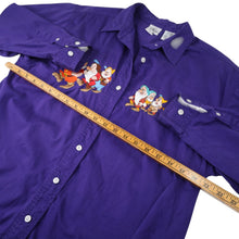 Load image into Gallery viewer, Vintage Disney Snow White 7 Dwarfs Embroidered Button Up Shirt - WMNS M