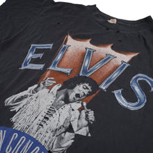 Load image into Gallery viewer, Distressed Vintage 1997 Elvis in Concert Band Tee - L