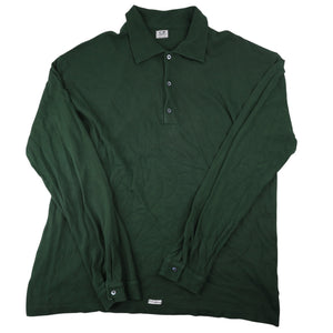 Vintage C.P. Company Long Sleeve Polo Shirt - XXL
