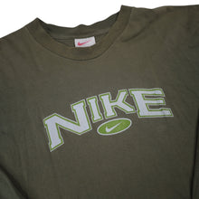 Load image into Gallery viewer, Vintage 90s Nike Spellout Mini Swoosh Long Sleeve Shirt - L
