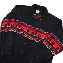 Load image into Gallery viewer, Vintage Express Riders Southwestern Cowboys Pearl Snap Down Shirt - XXL