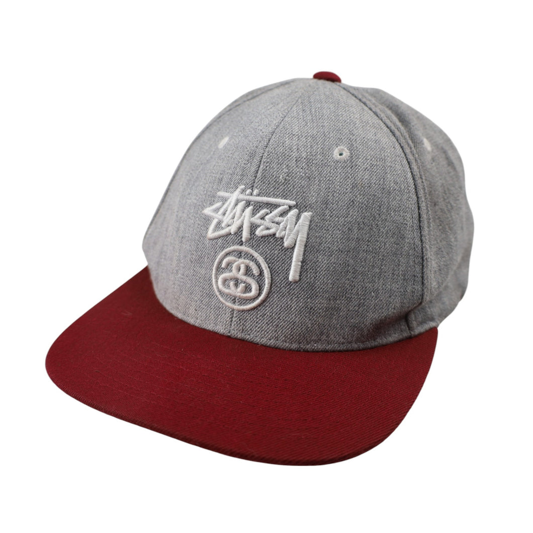 Stussy Wool Blend Classic Logo Snapback Hat - OS