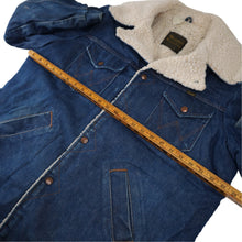 Load image into Gallery viewer, Vintage Wrangler Sherpa Lined Denim Wrange Coat - L