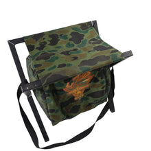Load image into Gallery viewer, Vintage Camel Cigarettes Joes Fish &amp; Game Camo Seat - OS