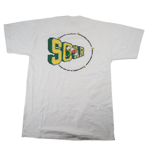 Vintage 80s Russell Athletics SOAR Oregon Athletics Graphic T Shirt - L