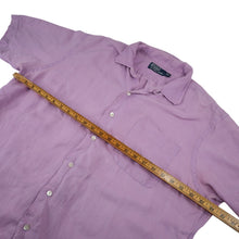 Load image into Gallery viewer, Vintage Polo Ralph Lauren Linen Blend Button Up Shirt - L