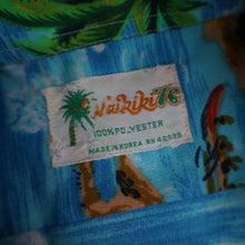 Load image into Gallery viewer, True Vintage 70s Waikiki 76 Bark Cloth Hawaiian Shirt - XL