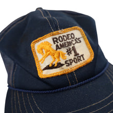 Load image into Gallery viewer, Vintage Rodeo Americas #1 Sport Patch Snapback Hat - OS