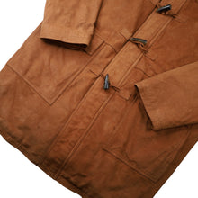 Load image into Gallery viewer, Vintage Orvis Nubuck Leather Toggle Duffle Coat - L