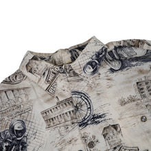 Load image into Gallery viewer, Vintage Harley Davidson x Tori Richards Allover Print Viscose Button Up Shirt - M