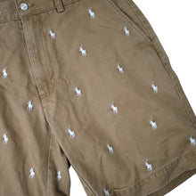 Load image into Gallery viewer, Polo Ralph Lauren Allover Pony Logo Casual Short - 32&quot;