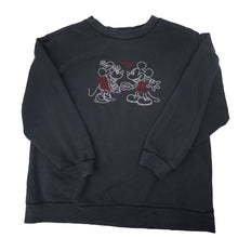 Load image into Gallery viewer, Vintage Disney Mickey and Minnie Mouse Rhinestone Sweatshirt - WMNS M