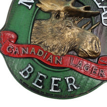 Load image into Gallery viewer, Vintage Moosehead Beer Plastic 3D Sign