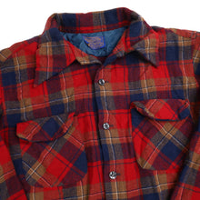 Load image into Gallery viewer, Vintage 50s/60s Pendleton Shadow Plaid Wool Shirt - S