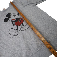 Load image into Gallery viewer, Vintage Disney Mickey Mouse Graphic Heather Gray Sweatshirt - M