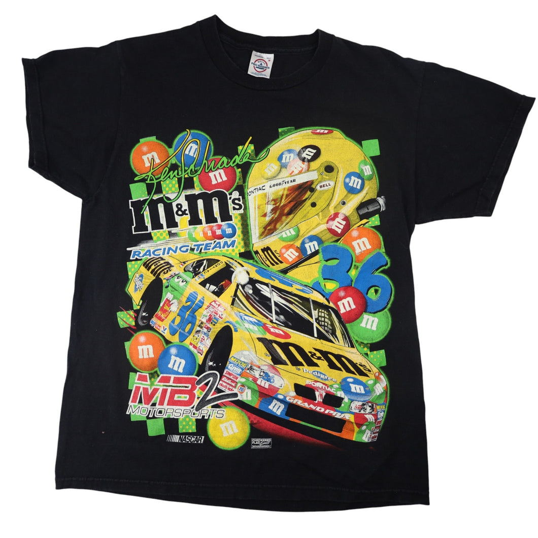 Vintage Y2k M&Ms Racing Team Front/back Graphic T Shirt - M