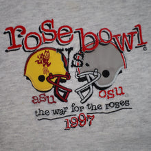 Load image into Gallery viewer, Vintage 1997 ASU vs OSU Rose Bowl Embroidered Sweatshirt - XL