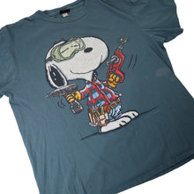 Load image into Gallery viewer, Vintage Peanuts Snoopy "Real Dogs Don't Need Instructions" Graphic T Shirt - XL