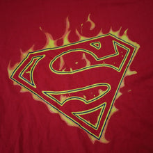 Load image into Gallery viewer, Vintage Marvel shirts Superman Flaming Logo Graphic T Shirt
