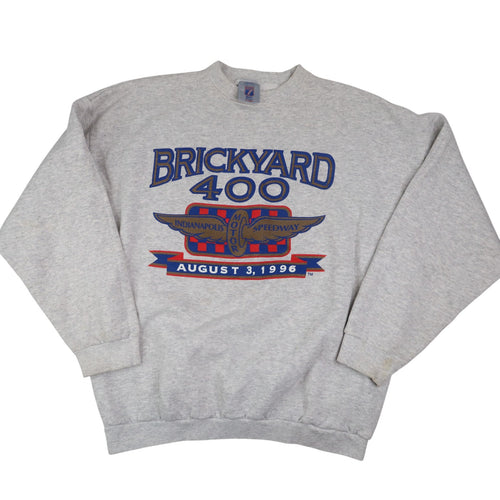 Vintage 1996 Brickyard 400 Graphic Sweatshirt - XL