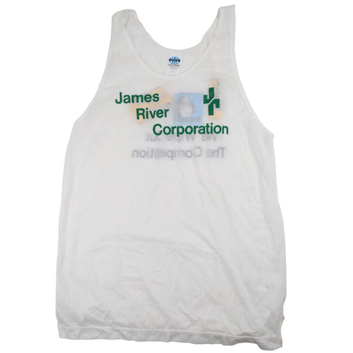 Vintage 1970s James River Corp Paper Products Advertisement Tank Top. - L