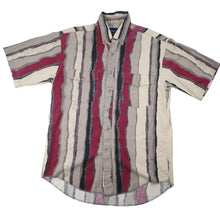 Load image into Gallery viewer, Vintage Wrangler Allover Vertical Striped Button Down Western Shirt - M